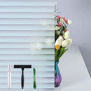 Window Privacy Film with Installation Tools, Blinds Pattern, Static Cling, Anti UV, Heat Control, Ideal for Home Shower Office Glass Door (Blinds Pattern, 17.5X78.7Inch) by CozyNest Decor