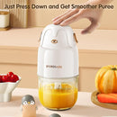 Baby Food Maker - Processor & Blender for Fresh Meals, Fruits, Veggies, Meat & Puree (White) by TinyTreasures Baby Boutique