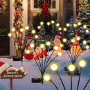 Solar Garden Lights Outdoor,2 Pack 16LED Waterproof Solar Powered Lights for Yard Pathway Patio, Swaying Lawn Decor as Gardening Gifts for Women Holiday by GreenHaven Gardens