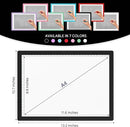 iVyne Rechargeable A4 Light Pad for Tracing & Weeding - LED Light Board for Weeding Vinyl - for Cricut Vinyl Weeding Tools - Ultra-Thin & Portable - Perfect for Artists & Crafters - Black by TinyTreasures Baby Boutique