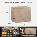 Outdoor Pizza Oven Table Cover - Heavy Duty Waterproof Cover for Ooni Large Table,Khaki by GreenHaven Gardens