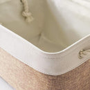 Storage Basket Fabric Sturdy Canvas Storage Bins Organizer with Handles for Clothes and Storage Foldable Storage Boxes Cubes by TinyTreasures Baby Boutique