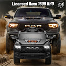 Licensed Ram 1500 Ride on Toys for Kids 4-8, Ride-on Electric Car for Kids with Remote Control, Battery Powered with Car Key/Gear Selector, LED Light/Music/MP3, Back Storage (Black) by TinyTreasures Baby Boutique