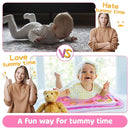 Tummy Time Water Mat for Girl, Baby Girl Toys for 0, 3, 6, 9, 12 Months, Baby Girl Gifts, Develop Sensory Toys Kids' Indoor Climbers & Play Structures by TinyTreasures Baby Boutique