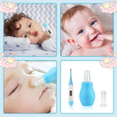 Baby Grooming Kit, Infant Safety Care Set with Hair Brush Comb Nail Clipper Nasal Aspirator,Baby Essentials Kit for Newborn Girls Boys (Blue-20 in 1) by TinyTreasures Baby Boutique