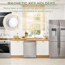 AOSITE Child Safety Magnetic Cabinet Locks Keys, 2 Pack Universal Replacement Keys Child Proof Extra Stronger Magnet Baby Locks for Cabinets and Drawers with Adhesive, 2 Key Holders Included by TinyTreasures Baby Boutique