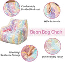Recaceik Bean Bag Chair, Bean Bag Sofa Chair with Armrests Stuffed High-Density Foam, Lazy Sofa Comfy Chairs BeanBag Chair for Adults in Living Room,Bedroom Reading by CozyNest Decor