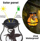 2 Pack Solar Lanterns for Outside Hanging,Solar Garden Lights Outdoor Waterproof with Flickering Flame,Led Lantern for Patio Yard Camping Halloween Decorations,Gardening Gifts for Mom by CozyNest Decor