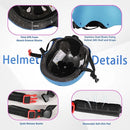 Kids Bike Helmet Set Adjustable Helmet for Ages 3-15 Kids Toddler Boys Girls Youth, Multi-Sport Bicycle Skateboarding Football Rollerskating Scooter Rollerblade Balance Bike Helmets by TinyTreasures Baby Boutique