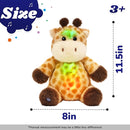 Cuteoy Musical Plush Giraffe Stuffed Animal Glowing LED Light-up Nightlight Toys Singing Lullabies Birthday Christmas Plushies Gifts for Kids Boys Girls,13" by TinyTreasures Baby Boutique