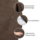Baby Play Mat for Floor,1.3" Thick Memory foam Tummy Time Mat,79"×158“Extra Large Soft Velvet Nursery Rug,Non Slip Safe for Crawling,Toddlers,Infants,kids,Tatami Style for Living Room(Dark Brown) by TinyTreasures Baby Boutique