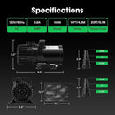 VIVOSUN 1600 GPH Submersible Water Pump with Barrier Bag, 100W Pond Pump, Ultra Quiet Aquarium Pump with 14FT. Lift Height for Pond, Waterfall, Fish Tank, Statuary, Hydroponic by GreenHaven Gardens