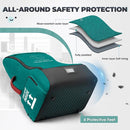 RAINSMORE Padded Car Seat Travel Bag for Airplane Heavy Duty Car Seat Backpack for Air Travel Baby Carseat Cover Bags for Airport Large Car Seats Carrier Fits Car Seats & Booster Seats, Green by TinyTreasures Baby Boutique