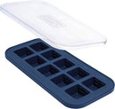 Souper Cubes 2 Tbsp. Silicone Freezer Molds - Perfect for Storing Garlic, Herbs, Ginger, Pesto, Tomato Paste, Lemon Juice, Purees and More - Silicone Baby Food Freezer Tray - Blueberry – 1-Pack by TinyTreasures Baby Boutique