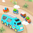 Veslier Toy Trucks Car for 1 2 3 4 5 Year Old Toddlers Boys Girls,Trucks Toys 5 in 1 Construction Vehicles Toys for Kids Boys Girls,Car Trucks Toys with Light Sound,Christmas Birthday Gifts. by TinyTreasures Baby Boutique