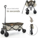 Creative Outdoor Original Folding Wagon All-Terrain Wheels by GreenHaven Gardens