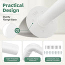Plant Hanger Indoor with 6 Hanging Chains Hanging Planters for Indoor Plants Hanging Plant Holder Window Plant Shelves White Metal Rod(Pot not Included by CozyNest Decor