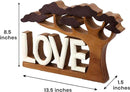 Decozen Gifts for Mom - Wooden Love Letters Sculpture - Mother's Day Birthday Gifts, Home, Office, Living Room, Shelf, Fireplace, Farmhouse, Tabletop, Boho and Mantle Decor - Mothers Day Decorations by CozyNest Decor