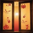 8 Sheets Halloween Window Clings, Bloody Handprint Footprint Window Stickers Scary Halloween Decorations Self Adhesive Wall Decal for Party Bathroom Car Door Zombi Restroom Sign Decals-85 Pcs by CozyNest Decor