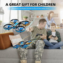Mini Drones for Kids - RC Drone with Auto Hovering and Headless Mode, Quadcopter with LED Light, Propeller Full Protect, 3D Flips, 3 Batteries, Remote Control, Best Toys Gifts by TinyTreasures Baby Boutique