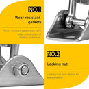 Heavy Duty Swing Hangers for Wooden Sets 2000 LB Capacity Hammock Hanger 360 Swivel Stainless Steel Swing Hardware Accessories 2 Packs for Porch Playground Yoga Heavy Bag by TinyTreasures Baby Boutique