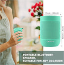 comiso Bluetooth Speaker with IP65 Waterproof,5.3 Bluetooth,TWS Pairing,Support TF Card,Portable Wireless Speaker for iPhone Samsung and More-Green by TinyTreasures Baby Boutique