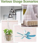 6pcs Ceiling Hooks for Hanging Plants,Hanging Hanging Lights Metal Small Hooks,Indoor Outdoor Wall Heavy Duty Plant Hanger Swag Hook by GreenHaven Gardens