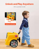 VEVOR Engine Toy, 60 Pieces, Kids Mechanic Car Repair Set with Removable Parts, Lights and Sounds, Steering Wheel and Horn, Kids Mechanic Workshop Set for Toddler Ages 3 Years and Up, Yellow by TinyTreasures Baby Boutique
