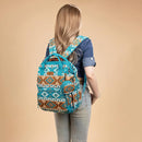 Wrangler Aztec Backpack Multifunction Baby Travel Bag with Changing Pad, Stroller Straps and Pacifier Case WG2204-91103TQ by TinyTreasures Baby Boutique