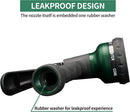 AUTOMAN Garden Hose Nozzle 2PK, ABS Water Spray Nozzle with 7 Adjustable Patterns, Slip Resistant for Watering Plants, Lawn, Garden, Washing Cars, Cleaning, Showering Pets & Outdoor Fun by GreenHaven Gardens