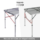 REDCAMP Folding Portable Grill Table for Outside, Lightweight Aluminum Metal Grill Stand Table for Camping Cooking BBQ RV Picnic,Easy to Assemble with Adjustable Heights Legs,Silver 32”x32” by GreenHaven Gardens