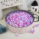GOGOSO Ball Pits Balls for Toddlers Pack of 50 100 200 Plastics Shape Ball Non-Phthalate Non-BPA Non-Toxic 2.2-Inch Crush Proof Play Balls by TinyTreasures Baby Boutique
