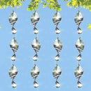 12 PCS Stainless Steel Bird deterrents for Outside,3D Bird Scarer Discs Set Pigeon Deterrent,Bird reflectors to Keep Birds Away Woodpecker Deterrent for House,Crow Deterrent by GreenHaven Gardens
