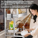 Kitchen Sink Rack Sink Above The Dish Drain Dish Washing Rack Stainless Steel Multifunctional Dish Storage Rack,Over The Sink Drying Rack for Dishes(1,65cm/25.6in) by CozyNest Decor
