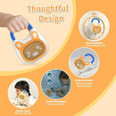 alilo Pocket Bunny Portable Kids Music Player, Musical Toys for Toddlers 1-3-5, Preloaded 120+ Stories/Music/Lullabies/White Noise,High Fidelity Sound Travel Bluetooth Speaker (with Strap and Ring) by TinyTreasures Baby Boutique