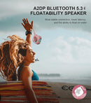 comiso Bluetooth Shower Speaker, Waterproof Bluetooth Speakers IPX7, Floating 2000mAh, Portable Wireless Speaker with LED Light, Loud HD Sound and Bass for Travel Beach Pool, Camping, Ideal Gifts. by TinyTreasures Baby Boutique