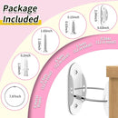 Anti Tip Furniture Anchors (6 Packs) Furniture Anchors for Baby Proofing, Earthquake Straps for Furniture Dresser Wall Safety Anchor Furniture Safety Straps Wall Straps, White by TinyTreasures Baby Boutique