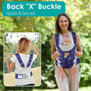 Baby Carrier Newborn to Toddler, Ergonomic Adjustable Toddler Carriers for 7-66 Lbs, Cozy Lightweight Infant Carrier with Neck Support, Baby Holder Carrier with Lumbar Support for Mom Dad by TinyTreasures Baby Boutique