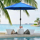 EliteShade USA 10-Year-Non-Fading 9Ft Market Umbrella Patio Umbrella Outdoor Table Umbrella with Ventilation,Royal Blue by GreenHaven Gardens
