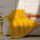Ultra Soft Chunky Knit Blanket Throw -40x50 Hand Knitted Warm Chenille Throw Blanket, Home Decor Soft Thick Yarn Cable Knit Blanket Breathable Fleece Banket Christmas for Couch Bed Sofa Best GIF by CozyNest Decor