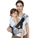 Baby Carrier Newborn to Toddler-Adjustable Baby Sling Carrier,Toddler Carrier for 25-60lbs,Comfortable Baby Sling for Hands-Free Carrying (Black & White Zebra Print) by TinyTreasures Baby Boutique