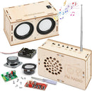 Stem Projects Toys for Boys age 8-12 12-14 Science Kit Building Own Bluetooth Speaker & FM Radio DIY Electronics Kit Science Experiments Kid 9-12 Boy Toys Birthday Gift 8 9 10 11 13 Year Old Teen Girl by TinyTreasures Baby Boutique