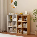 6-Cube Storage Shelf Bookcase - Wooden 3-Tier Floor Standing Open Bookshelf for Home and Office, Display Cabinet, Oak by CozyNest Decor