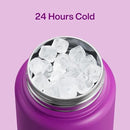 Insulated Water Bottle with Straw Stainless Steel Water Bottle, Leak-Proof, BPA-Free, Double Wall Vacuum Keeps Cold for 24 Hours for Sports, Travel, School (32 oz, Bright Magenta) by CozyNest Decor