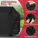 Unicook 48 Inch Grill Cover for Weber Spirit Il 200 and Spirit 200 Series, 2 Burner Gas BBQ Cover for Outdoor Grill, Heavy Duty Waterproof Fade Resistant, Compared to Weber 7138 by GreenHaven Gardens