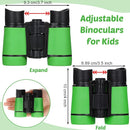 Yunsailing 9 Pack Kid Binoculars Shockproof Mini Compact Binoculars Gifts for 3-12 Years Boys Girls Folding Small Telescope for Kids Bird Watching Camping Outdoor Play, 9 Colors by TinyTreasures Baby Boutique
