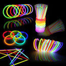 200 Pcs Glow Sticks Bulk Party Pack, 8'' Glow in the Dark Party Supplies, Glow in the Dark Light Up Sticks with Connectors, Party Favors for Birthday, Concert, Raves, Halloween, Christmas by TinyTreasures Baby Boutique