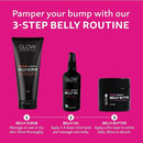 Pregnancy Bump Box, 3-Step Routine, Kit with Belly Scrub, Oil and Butter for Stretch Marks, Organic, Maternity Skin Care, Clean Beauty, The Perfect Gifts for Expectant Moms by TinyTreasures Baby Boutique