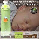 Rechargeable Baby Nail Trimmer, FANSIDI Baby Nail File Safe Baby Nail Filer Electric with 13 Replacement Pads, Trim Polish Grooming Kit for Newborn Infant Toddler or Adults Toes Fingernails Care by TinyTreasures Baby Boutique