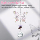 Sister Gifts, Valentines Day Gifts for Sister, Gifts for Sister Crystal Suncatcher, Mother's Day Birthday for Sister, to My Sister Gifts Hanging Butterfly Crystal Suncatcher Ornament by GreenHaven Gardens